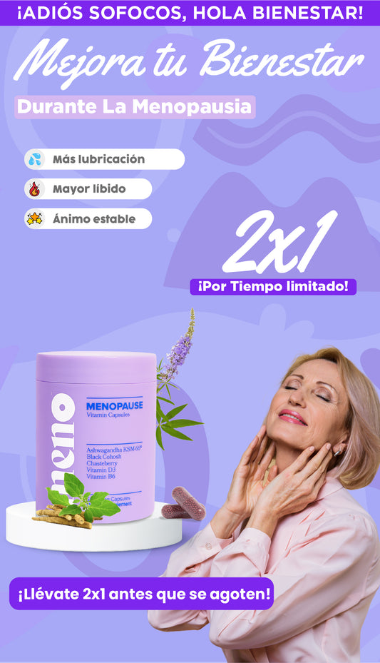 MENO 2X1 | Alivio Integral de la menopausia.