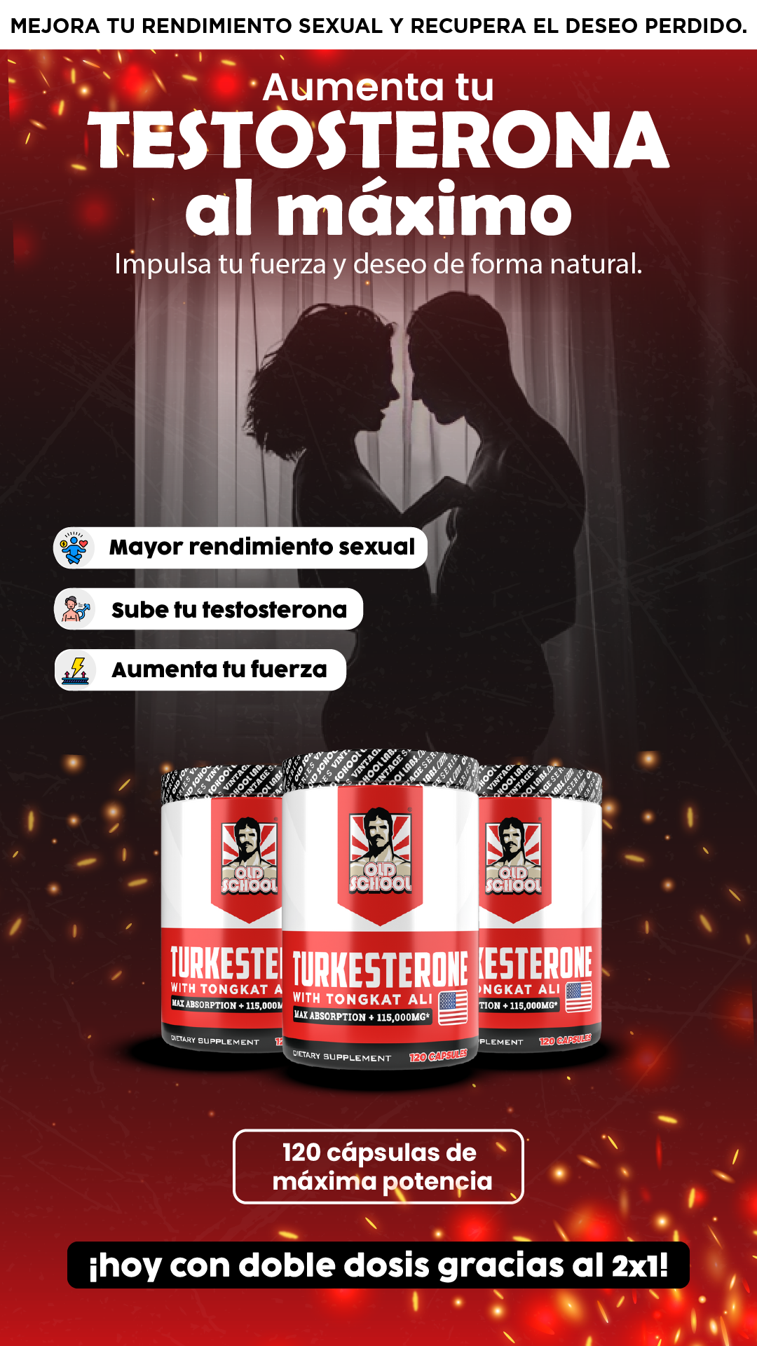 Turkesterone 2x1 | Sube tu potencia y ahorra con nuestra oferta.